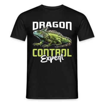 Iguana lustiger Spruch - Männer T-Shirt - Schwarz - Vorne - AI Model Male 178 light (178cm)