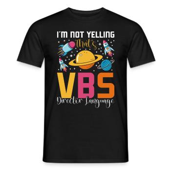 École biblique de vacances, VBS - T-shirt homme - noir - Devant - AI Model Male 178 light (178cm)