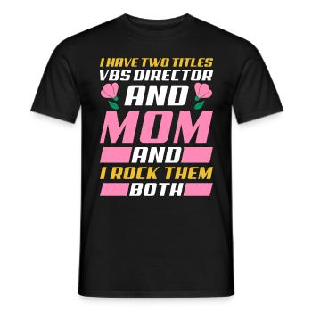 École biblique de vacances, VBS - T-shirt homme - noir - Devant - AI Model Male 178 light (178cm)