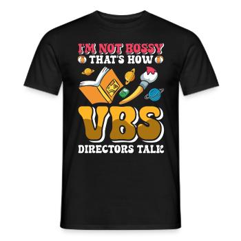 École biblique de vacances, VBS - T-shirt homme - noir - Devant - AI Model Male 178 light (178cm)