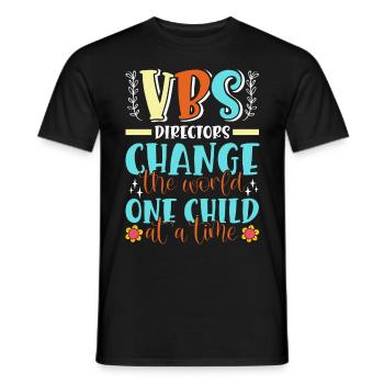 École biblique de vacances, VBS - T-shirt homme - noir - Devant - AI Model Male 178 light (178cm)