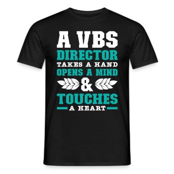 École biblique de vacances, VBS - T-shirt homme - noir - Devant - AI Model Male 178 light (178cm)