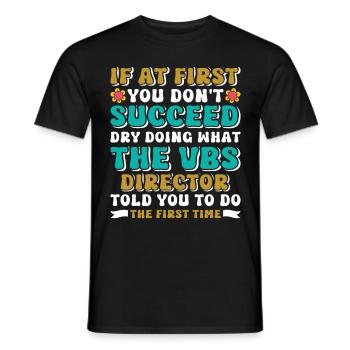 École biblique de vacances, VBS - T-shirt homme - noir - Devant - AI Model Male 178 light (178cm)