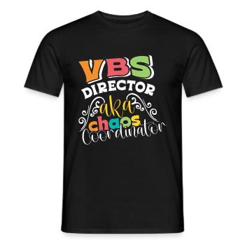 École biblique de vacances, VBS - T-shirt homme - noir - Devant - AI Model Male 178 light (178cm)