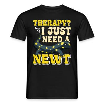 Newt - Men's T-Shirt - black - Front - AI Model Male 178 light (178cm)