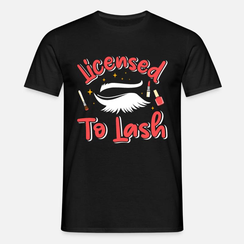 Lash Tech - Männer T-Shirt - Schwarz