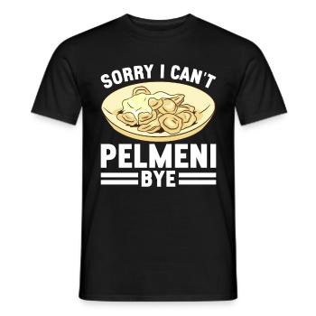 Pelmeni Russische Küche - Männer T-Shirt - Schwarz - Vorne - AI Model Male 178 light (178cm)