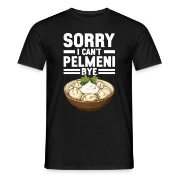Pelmeni Cuisine russe - T-shirt homme - noir - Devant - AI Model Male 178 light (178cm)