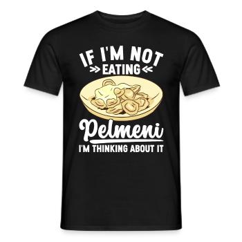 Pelmeni Cuisine russe - T-shirt homme - noir - Devant - AI Model Male 178 light (178cm)