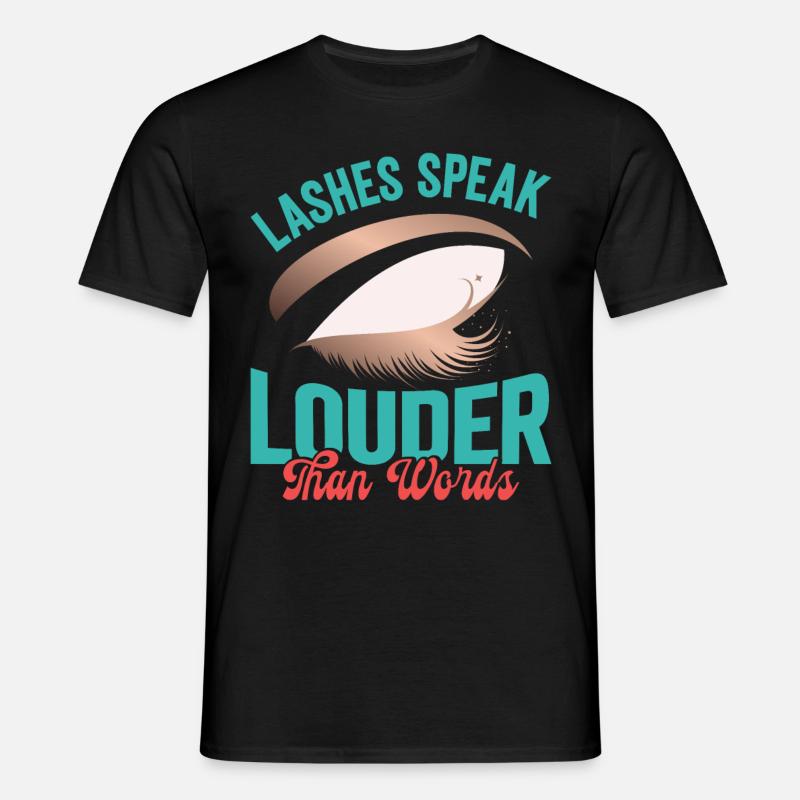 Lash Tech - Männer T-Shirt - Schwarz