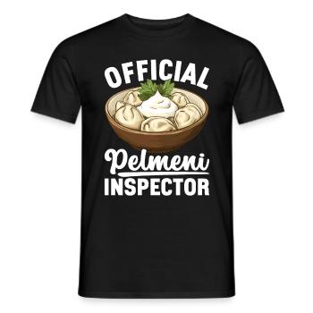 Pelmeni Cuisine russe - T-shirt homme - noir - Devant - AI Model Male 178 light (178cm)