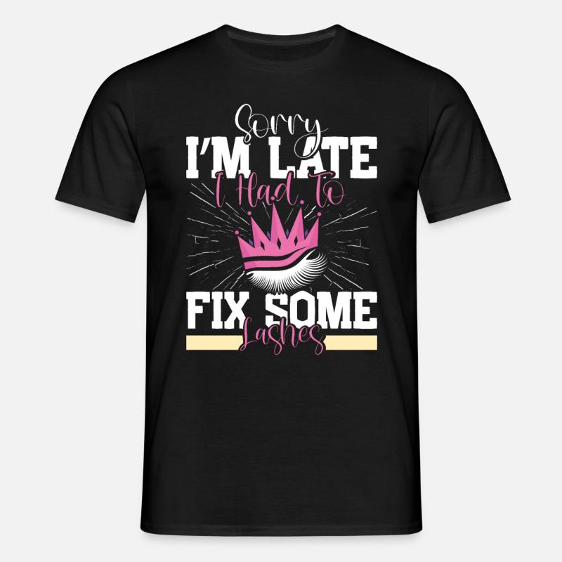 Lash Tech - Männer T-Shirt - Schwarz