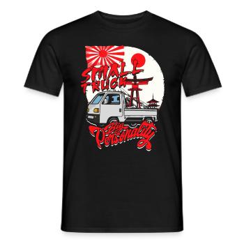 Kei Truck Small Truck Big Personality - Männer T-Shirt - Schwarz - Vorne - AI Model Male 178 light (178cm)