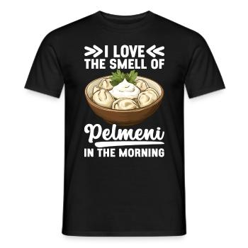 Pelmeni Cuisine russe - T-shirt homme - noir - Devant - AI Model Male 178 light (178cm)