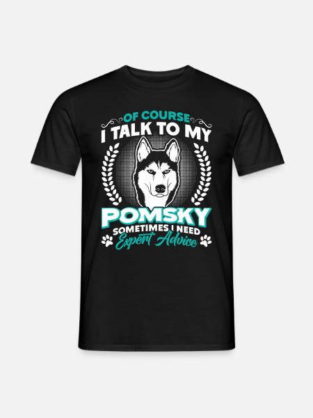 Dog saying dog dog - Men's T-Shirt - black