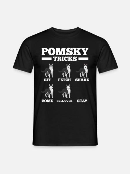 Dog saying dog dog - Men's T-Shirt - black