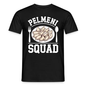 Pelmeni Cuisine russe - T-shirt homme - noir - Devant - AI Model Male 178 light (178cm)