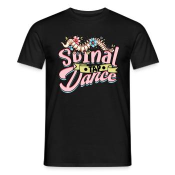 Chiropractor Physiotherapist Spinal Tap Dance - Men's T-Shirt - black - Front - AI Model Male 178 light (178cm)