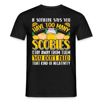 Boissons fermentées Kombucha Scoby - T-shirt homme - noir - Devant - AI Model Male 178 light (178cm)