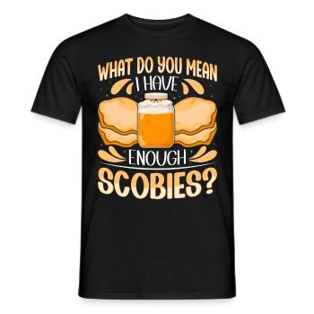 Boissons fermentées Kombucha Scoby - T-shirt homme - noir - Devant - AI Model Male 178 light (178cm)