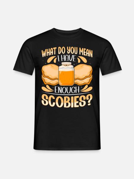 Kombucha Scoby fermented drinks - Men's T-Shirt - black