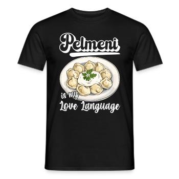 Pelmeni Cuisine russe - T-shirt homme - noir - Devant - AI Model Male 178 light (178cm)