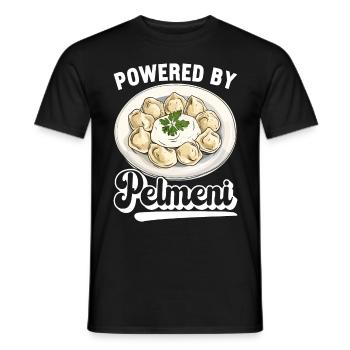 Pelmeni Cuisine russe - T-shirt homme - noir - Devant - AI Model Male 178 light (178cm)