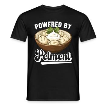 Pelmeni Cuisine russe - T-shirt homme - noir - Devant - AI Model Male 178 light (178cm)