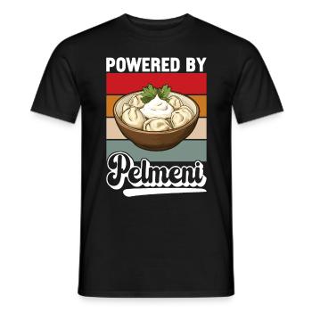 Pelmeni Cuisine russe - T-shirt homme - noir - Devant - AI Model Male 178 light (178cm)