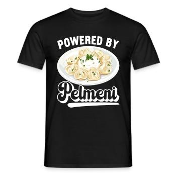 Pelmeni Cuisine russe - T-shirt homme - noir - Devant - AI Model Male 178 light (178cm)