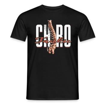 Chiropractor Physiotherapist - Men's T-Shirt - black - Front - AI Model Male 178 light (178cm)