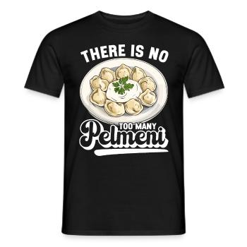Pelmeni Cuisine russe - T-shirt homme - noir - Devant - AI Model Male 178 light (178cm)