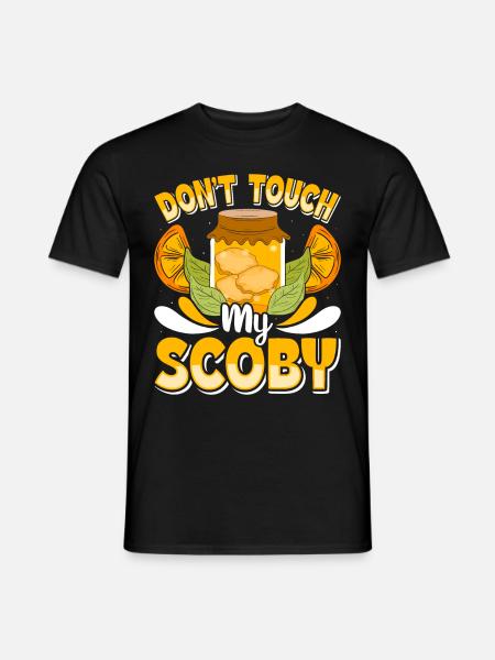 Kombucha Scoby fermented drinks - Men's T-Shirt - black