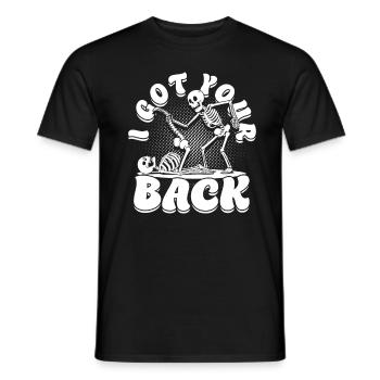 Chiropractor Physical Therapist I Got Your Back - Men's T-Shirt - black - Front - AI Model Male 178 light (178cm)