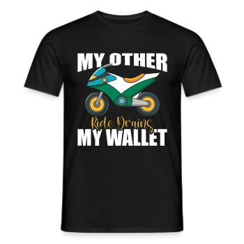 Pocketbike, Pocket Bike, moto - T-shirt homme - noir - Devant - AI Model Male 178 light (178cm)
