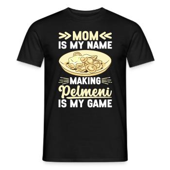 Pelmeni Cuisine russe - T-shirt homme - noir - Devant - AI Model Male 178 light (178cm)