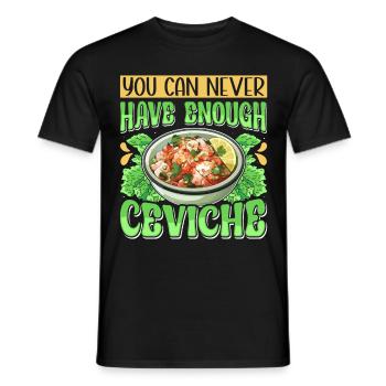 Seafood Peruvian Ceviche - Männer T-Shirt - Schwarz - Vorne - AI Model Male 178 light (178cm)