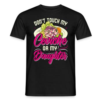 Seafood Peruvian Ceviche - Männer T-Shirt - Schwarz - Vorne - AI Model Male 178 light (178cm)