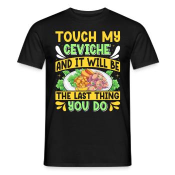 Seafood Peruvian Ceviche - Männer T-Shirt - Schwarz - Vorne - AI Model Male 178 light (178cm)