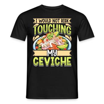 Seafood Peruvian Ceviche - Männer T-Shirt - Schwarz - Vorne - AI Model Male 178 light (178cm)
