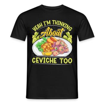 Seafood Peruvian Ceviche - Männer T-Shirt - Schwarz - Vorne - AI Model Male 178 light (178cm)