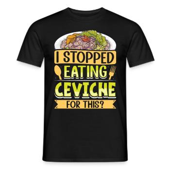 Seafood Peruvian Ceviche - Männer T-Shirt - Schwarz - Vorne - AI Model Male 178 light (178cm)