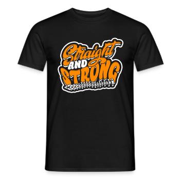 Chiropractor Physiotherapist - Men's T-Shirt - black - Front - AI Model Male 178 light (178cm)