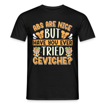 Seafood Peruvian Ceviche - Männer T-Shirt - Schwarz - Vorne - AI Model Male 178 light (178cm)