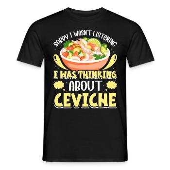 Seafood Peruvian Ceviche - Männer T-Shirt - Schwarz - Vorne - AI Model Male 178 light (178cm)