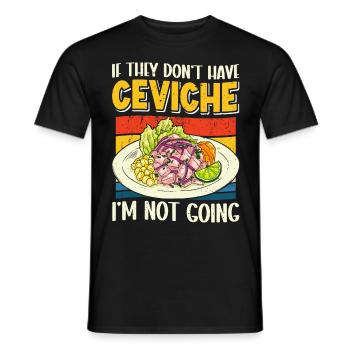 Seafood Peruvian Ceviche - Männer T-Shirt - Schwarz - Vorne - AI Model Male 178 light (178cm)