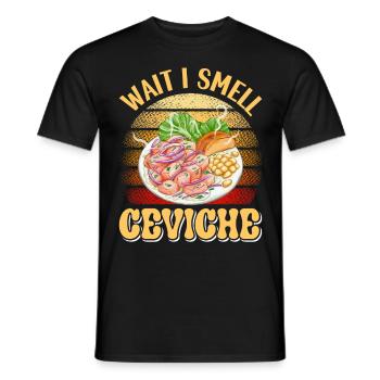 Seafood Peruvian Ceviche - Männer T-Shirt - Schwarz - Vorne - AI Model Male 178 light (178cm)
