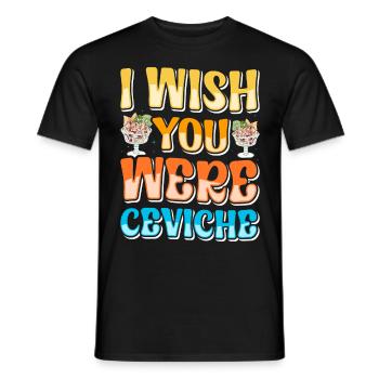 Seafood Peruvian Ceviche - Männer T-Shirt - Schwarz - Vorne - AI Model Male 178 light (178cm)