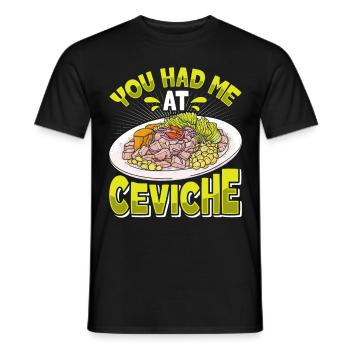 Seafood Peruvian Ceviche - Männer T-Shirt - Schwarz - Vorne - AI Model Male 178 light (178cm)