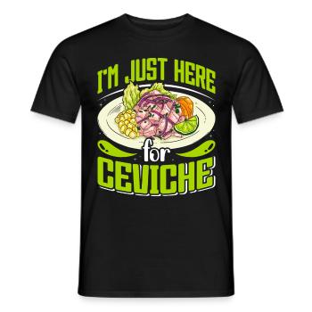 Seafood Peruvian Ceviche - Männer T-Shirt - Schwarz - Vorne - AI Model Male 178 light (178cm)